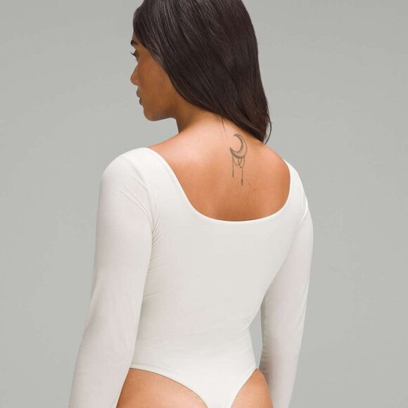 NWT Lululemon Wundermost Ultra-Soft Nulu Square-Neck Long-Sleeve Bodysuit MEDIUM - Picture 10 of 10